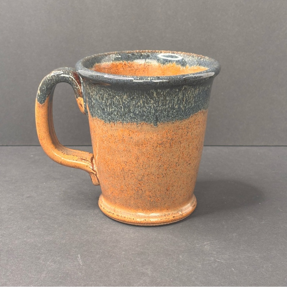 Sunset Hill Stoneware Brown Blue Drip Glazed Naperville Riverwalk Art Pottery - Picture 3 of 8